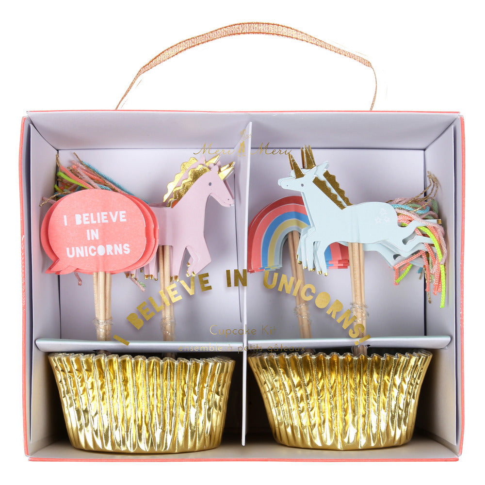 I Believe In Unicorns Cupcake Kit ( x 24)