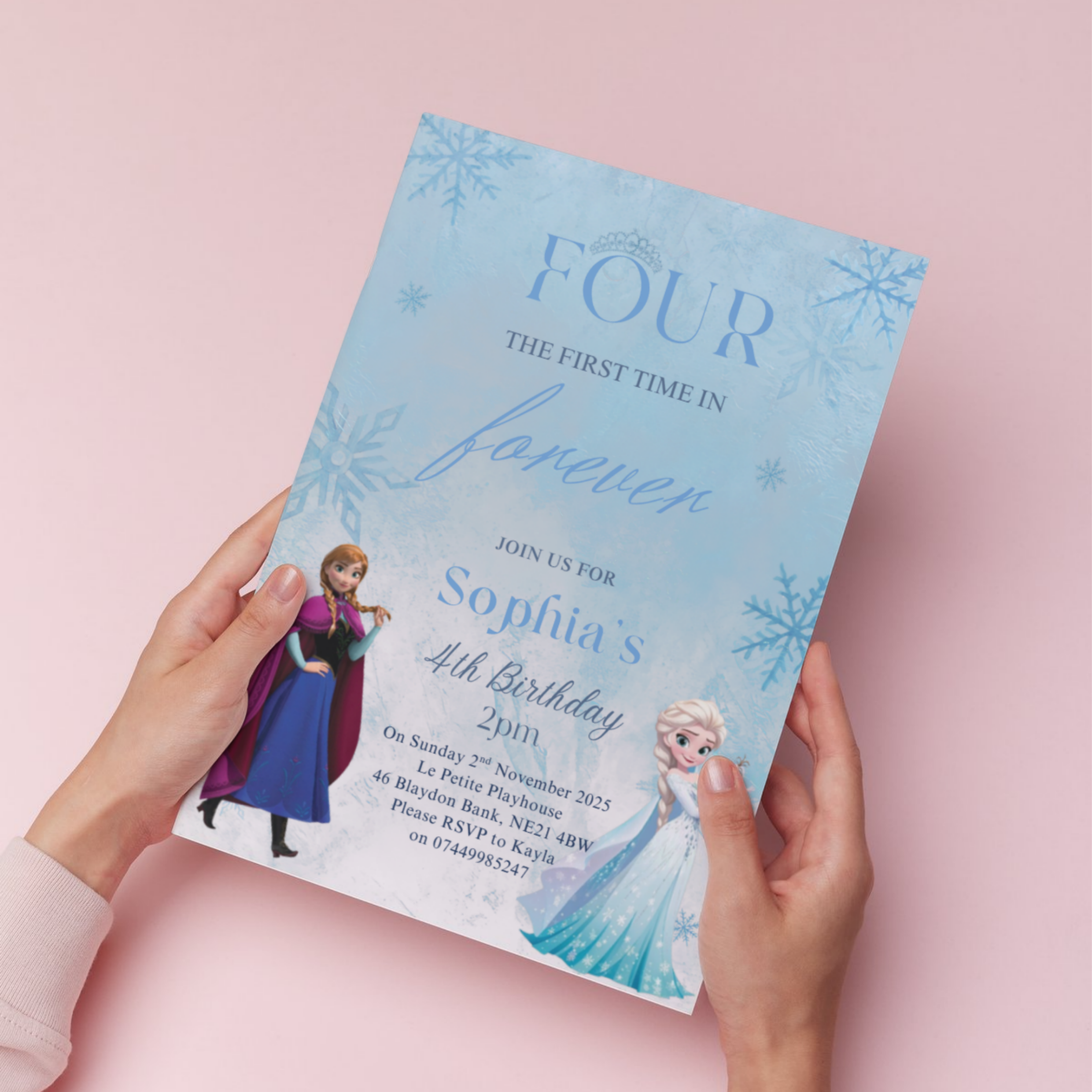 Frozen Birthday Invitations