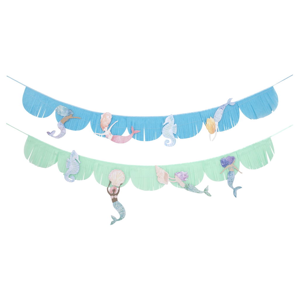 Mermaid Fringe Garland Set