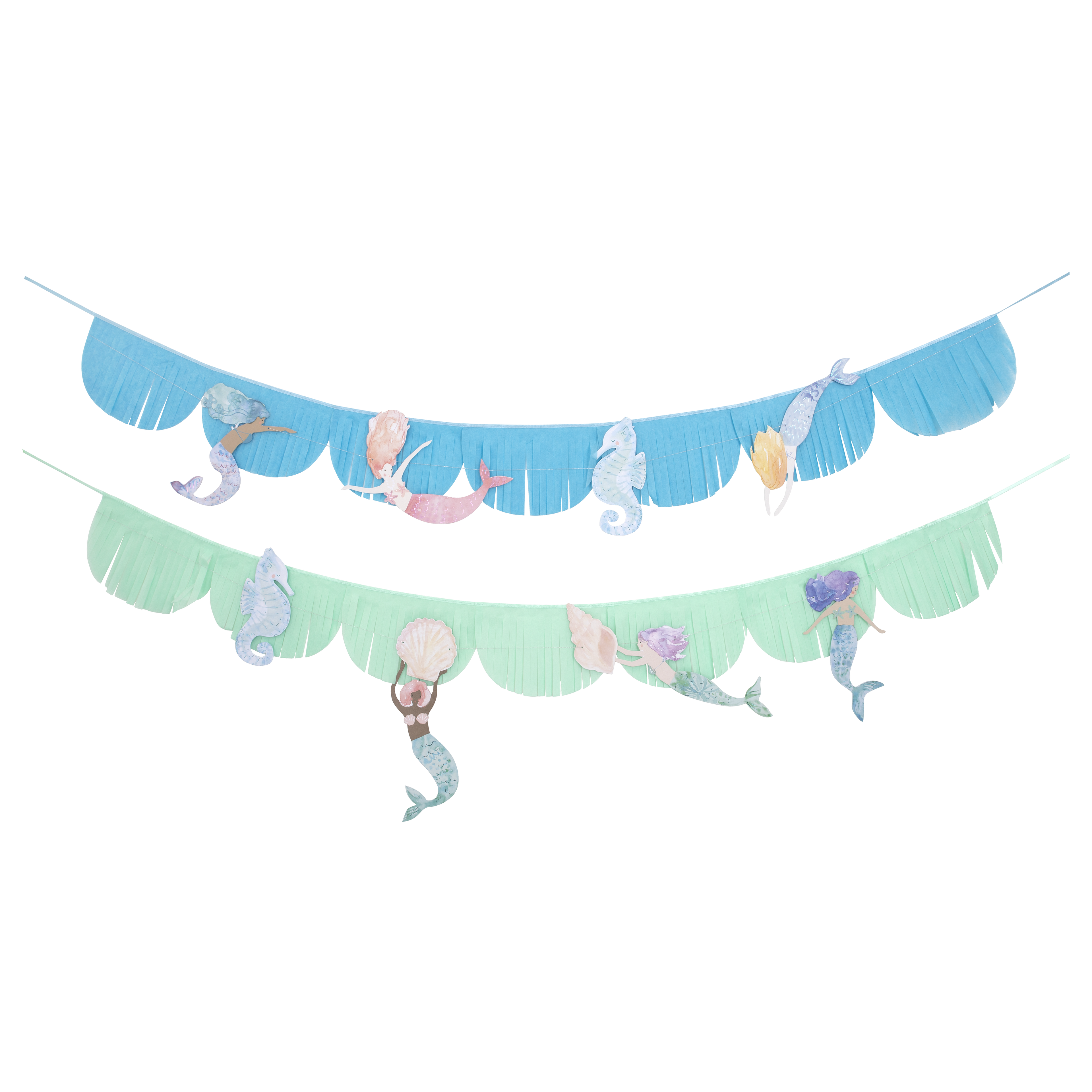Mermaid Fringe Garland Set