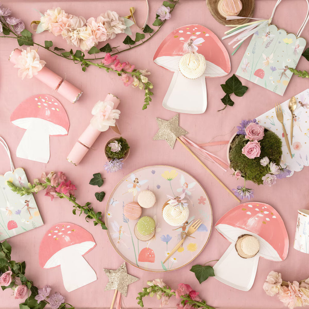 Fairy Mushroom Napkins (x 16)