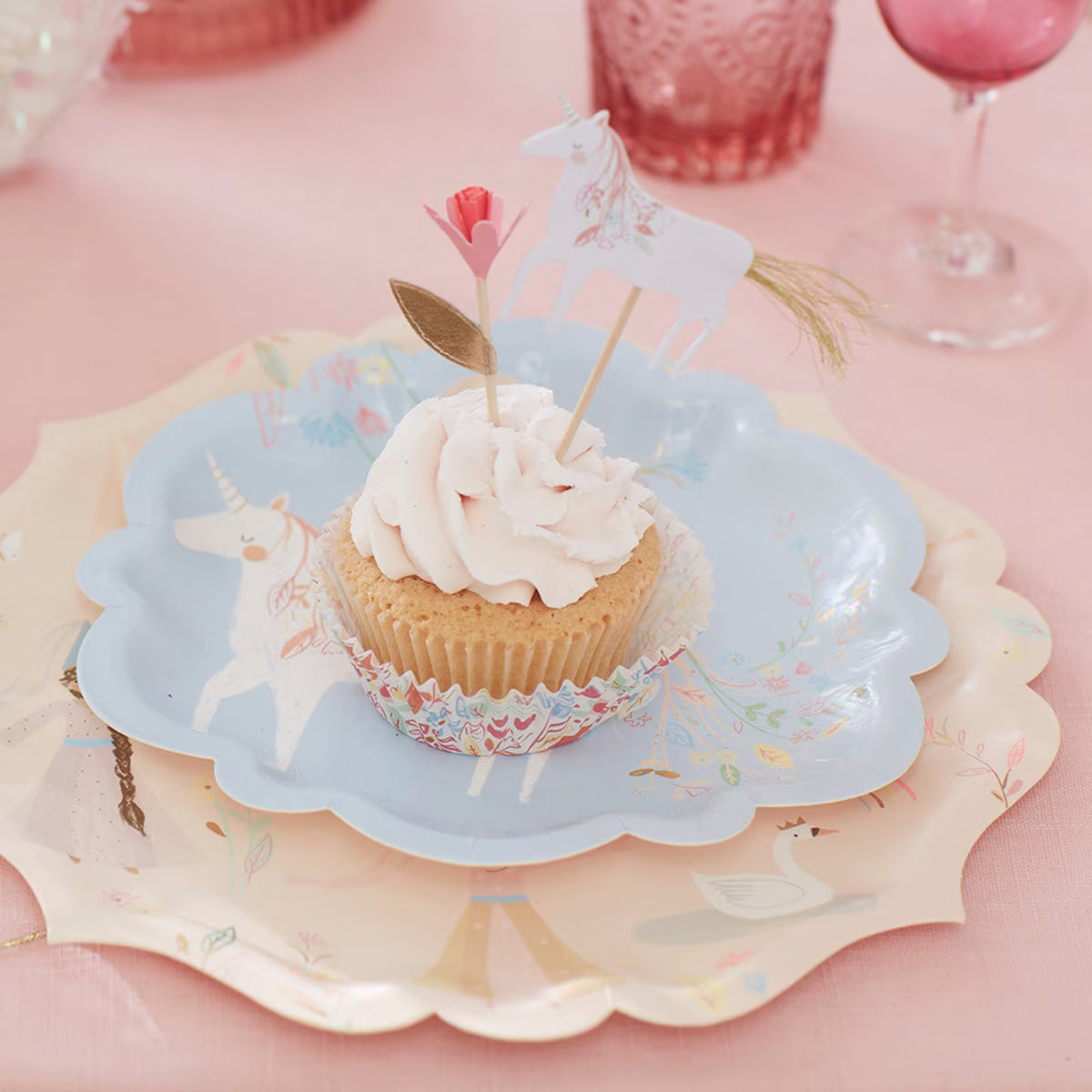 Princess Large Plates (x 8)