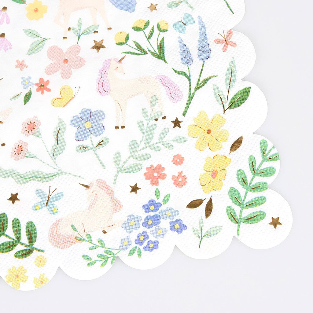Meadow Unicorns Large Napkins (x 16)