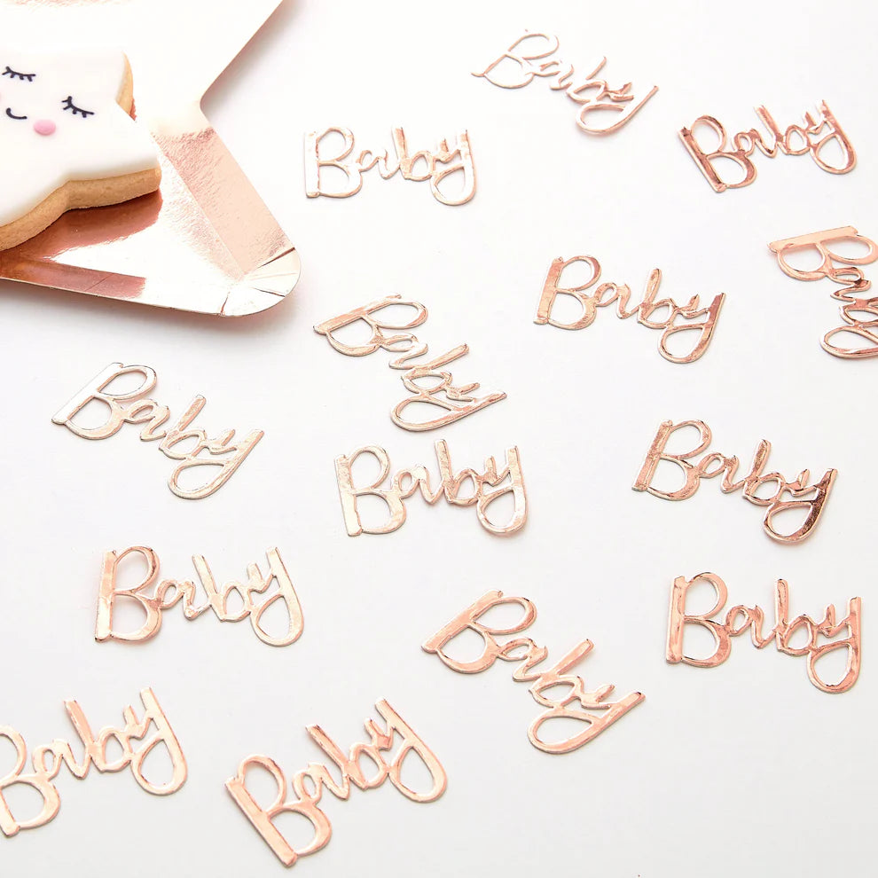 Baby Table Confetti - Rose Gold