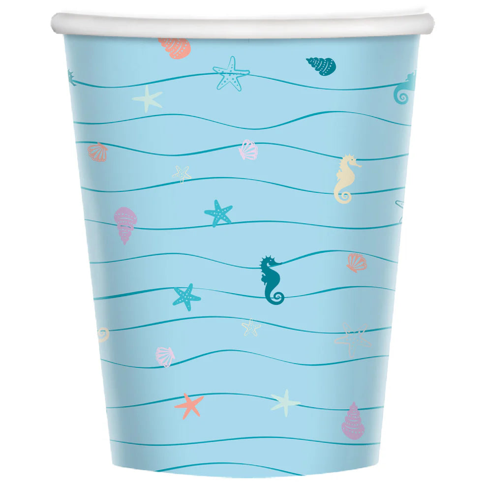 Under the Sea Mermaid Paper Cups